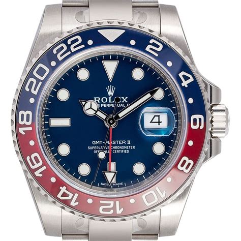 rolex gmt-master ii 18ct white gold blue dial 126719blro watch|Rolex Gmt Master II 18 ct.